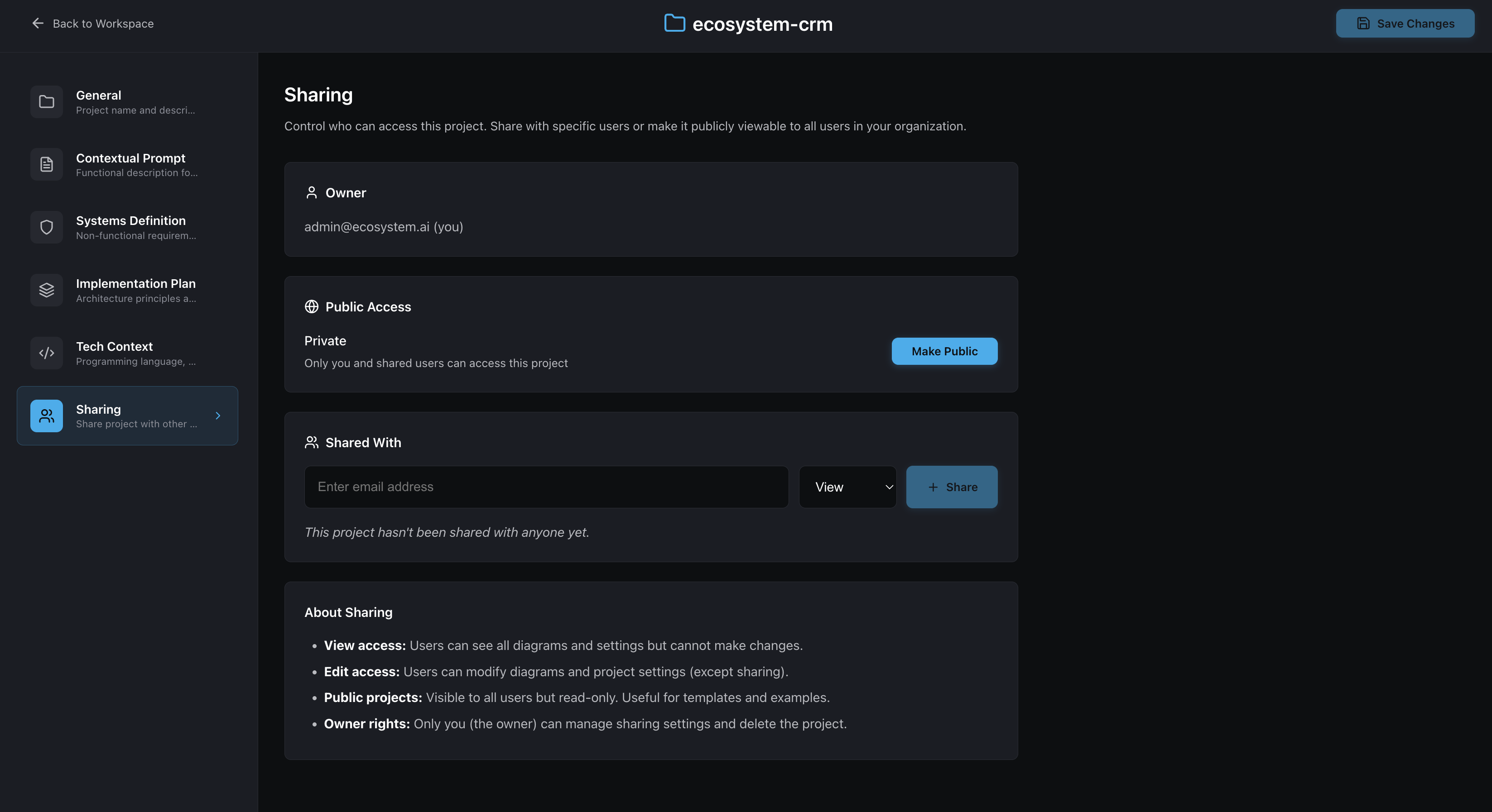 Team collaboration screenshot